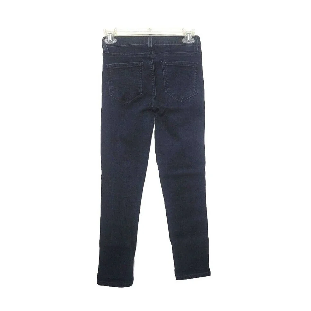 Paige Verdugo Crop Dark Wash Skinny Jeans Womens Size 25 Stretch Denim - Picture 2 of 7